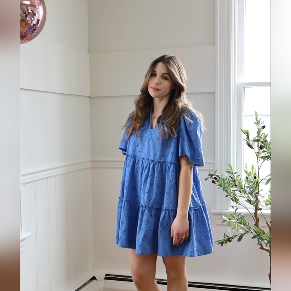 Blue Eyelot Dress - Picture 2 of 2